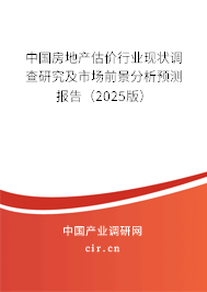 中國(guó)房地產(chǎn)估價(jià)行業(yè)現(xiàn)狀調(diào)查研究及市場(chǎng)前景分析預(yù)測(cè)報(bào)告（2025版）