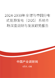2024-2030年全球與中國(guó)分布式能源發(fā)電（DEG）系統(tǒng)市場(chǎng)深度調(diào)研與發(fā)展趨勢(shì)報(bào)告