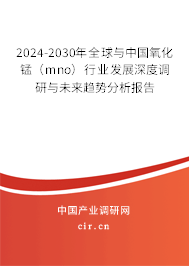 2024-2030年全球與中國氧化錳（mno）行業(yè)發(fā)展深度調(diào)研與未來趨勢分析報告