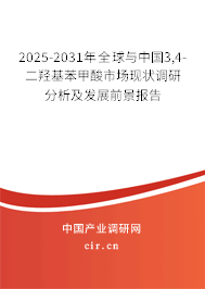 2025-2031年全球與中國3,4-二羥基苯甲酸市場(chǎng)現(xiàn)狀調(diào)研分析及發(fā)展前景報(bào)告
