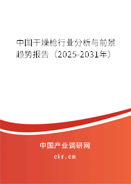 中國(guó)干燥槍行業(yè)分析與前景趨勢(shì)報(bào)告（2025-2031年）