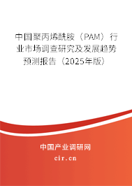 中國聚丙烯酰胺（PAM）行業(yè)市場調(diào)查研究及發(fā)展趨勢預測報告（2025年版）