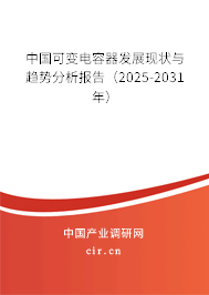 中國(guó)可變電容器發(fā)展現(xiàn)狀與趨勢(shì)分析報(bào)告（2025-2031年）