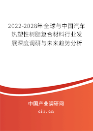 2022-2028年全球與中國汽車熱塑性樹脂復(fù)合材料行業(yè)發(fā)展深度調(diào)研與未來趨勢(shì)分析