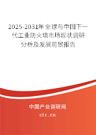 2025-2031年全球與中國下一代工業(yè)防火墻市場現(xiàn)狀調研分析及發(fā)展前景報告