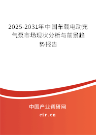 2025-2031年中國(guó)車載電動(dòng)充氣泵市場(chǎng)現(xiàn)狀分析與前景趨勢(shì)報(bào)告