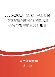 2024-2030年全球與中國復合改性聚醚醚酮市場深度調查研究與發(fā)展前景分析報告