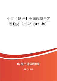 中國(guó)拉鏈行業(yè)全面調(diào)研與發(fā)展趨勢(shì)（2025-2031年）