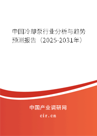 中國冷卻泵行業(yè)分析與趨勢預測報告（2025-2031年）