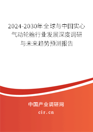 2024-2030年全球與中國實心氣動輪胎行業(yè)發(fā)展深度調(diào)研與未來趨勢預測報告
