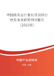 中國政務(wù)云行業(yè)現(xiàn)狀調(diào)研分析及發(fā)展趨勢(shì)預(yù)測(cè)報(bào)告（2025版）