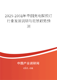 2025-2031年中國(guó)充電探照燈行業(yè)發(fā)展調(diào)研與前景趨勢(shì)預(yù)測(cè)