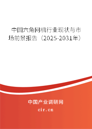 中國六角網(wǎng)機行業(yè)現(xiàn)狀與市場前景報告（2025-2031年）