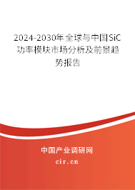 2024-2030年全球與中國(guó)SiC功率模塊市場(chǎng)分析及前景趨勢(shì)報(bào)告 2024-2030年全球與中國(guó)SiC功率模塊市場(chǎng)分析及前景趨勢(shì)報(bào)告