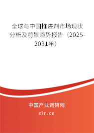 全球與中國(guó)推進(jìn)劑市場(chǎng)現(xiàn)狀分析及前景趨勢(shì)報(bào)告（2025-2031年）