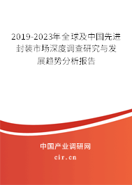 2019-2023年全球及中國(guó)先進(jìn)封裝市場(chǎng)深度調(diào)查研究與發(fā)展趨勢(shì)分析報(bào)告