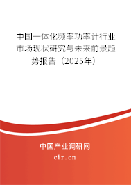 中國(guó)一體化頻率功率計(jì)行業(yè)市場(chǎng)現(xiàn)狀研究與未來(lái)前景趨勢(shì)報(bào)告（2025年）
