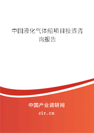 中國液化氣體船項目投資咨詢報告