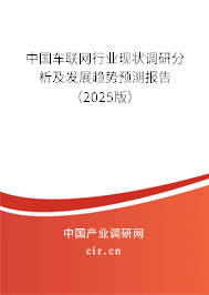 中國(guó)車(chē)聯(lián)網(wǎng)行業(yè)現(xiàn)狀調(diào)研分析及發(fā)展趨勢(shì)預(yù)測(cè)報(bào)告（2025版）
