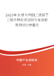 2025年全球與中國二巰基丁二酸市場現(xiàn)狀調研與發(fā)展趨勢預測分析報告
