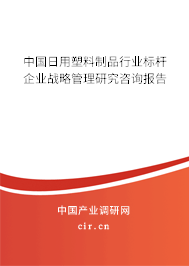 中國日用塑料制品行業(yè)標桿企業(yè)戰(zhàn)略管理研究咨詢報告
