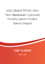 2012 Global TOP10 Ultra Fine Aluminium Hydroxide Manufacturers Market Survey Report 2012 Global TOP10 Ultra Fine Aluminium Hydroxide Manufacturers Market Survey Report
