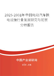 2025-2031年中國(guó)電動(dòng)汽車換電設(shè)施行業(yè)發(fā)展研究與前景分析報(bào)告