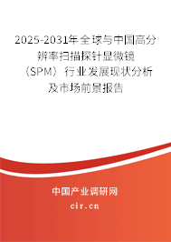 2025-2031年全球與中國高分辨率掃描探針顯微鏡（SPM）行業(yè)發(fā)展現(xiàn)狀分析及市場前景報告