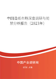 中國(guó)造紙市場(chǎng)深度調(diào)研與前景分析報(bào)告（2023年）