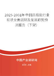 2025-2031年中國高載能行業(yè)現(xiàn)狀全面調(diào)研及發(fā)展趨勢預測報告（下架）