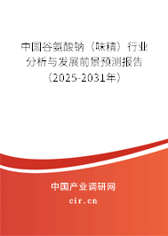 中國(guó)谷氨酸鈉（味精）行業(yè)分析與發(fā)展前景預(yù)測(cè)報(bào)告（2025-2031年）
