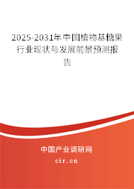 2025-2031年中國(guó)植物基糖果行業(yè)現(xiàn)狀與發(fā)展前景預(yù)測(cè)報(bào)告