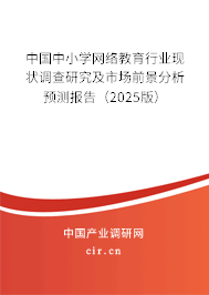 中國中小學(xué)網(wǎng)絡(luò)教育行業(yè)現(xiàn)狀調(diào)查研究及市場前景分析預(yù)測報(bào)告（2025版）