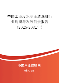 中國工業(yè)冷水高壓清洗機行業(yè)調(diào)研與發(fā)展前景報告（2025-2031年）
