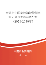 全球與中國集裝箱智能鎖市場研究及發(fā)展前景分析（2025-2030年）