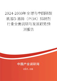 2024-2030年全球與中國磷酸肌醇3-激酶（PI3K）抑制劑行業(yè)全面調(diào)研與發(fā)展趨勢預(yù)測報告