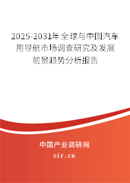 2024-2030年全球與中國(guó)汽車用導(dǎo)航市場(chǎng)調(diào)查研究及發(fā)展前景趨勢(shì)分析報(bào)告