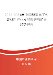 2025-2031年中國(guó)新型電子封裝材料行業(yè)發(fā)展調(diào)研與前景趨勢(shì)報(bào)告