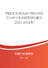 中國DC電源插座市場現(xiàn)狀研究分析與發(fā)展趨勢預測報告（2025-2031年）