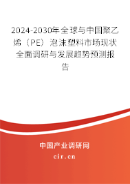 2024-2030年全球與中國聚乙烯（PE）泡沫塑料市場現(xiàn)狀全面調(diào)研與發(fā)展趨勢預(yù)測報(bào)告
