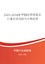 2025-2031年中國可轉(zhuǎn)債基金行業(yè)現(xiàn)狀調(diào)研與市場前景