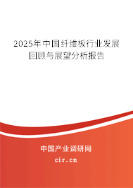 2025年中國纖維板行業(yè)發(fā)展回顧與展望分析報(bào)告