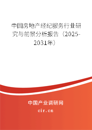 中國房地產(chǎn)經(jīng)紀(jì)服務(wù)行業(yè)研究與前景分析報告（2024-2030年）