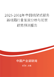 2024-2030年中國機架式服務(wù)器機箱行業(yè)發(fā)展分析與前景趨勢預測報告