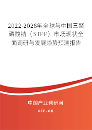 2022-2028年全球與中國三聚磷酸鈉（STPP）市場現(xiàn)狀全面調(diào)研與發(fā)展趨勢預測報告