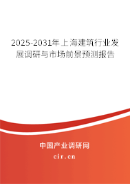 2025-2031年上海建筑行業(yè)發(fā)展調(diào)研與市場前景預測報告