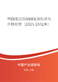 中國液壓控制閥發(fā)展現(xiàn)狀與市場前景（2025-2031年）