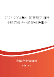 2025-2031年中國(guó)智能交通行業(yè)研究與行業(yè)前景分析報(bào)告