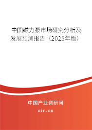 中國磁力泵市場研究分析及發(fā)展預(yù)測報告（2025年版）