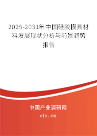 2025-2031年中國(guó)硅膠模具材料發(fā)展現(xiàn)狀分析與前景趨勢(shì)報(bào)告